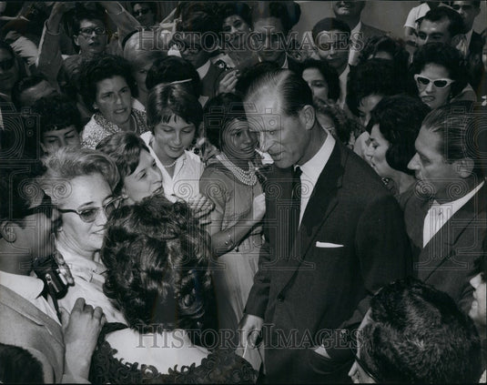 1962 Press Photo Duke of Edinburgh On Visit To Venezuela - Historic Images