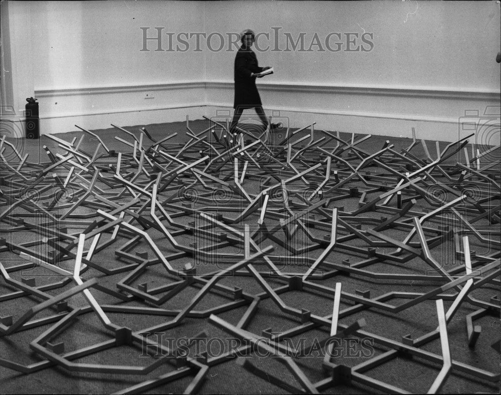 1972 Press Photo British Sculptors '72 Exhibition - Historic Images