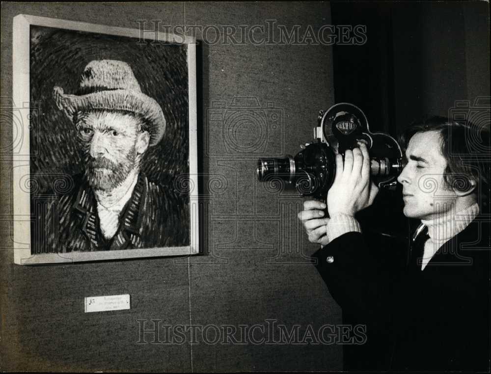 1971, Vincent Van Gogh Self-Portrait at the Musee de l'Orangerie - Historic Images