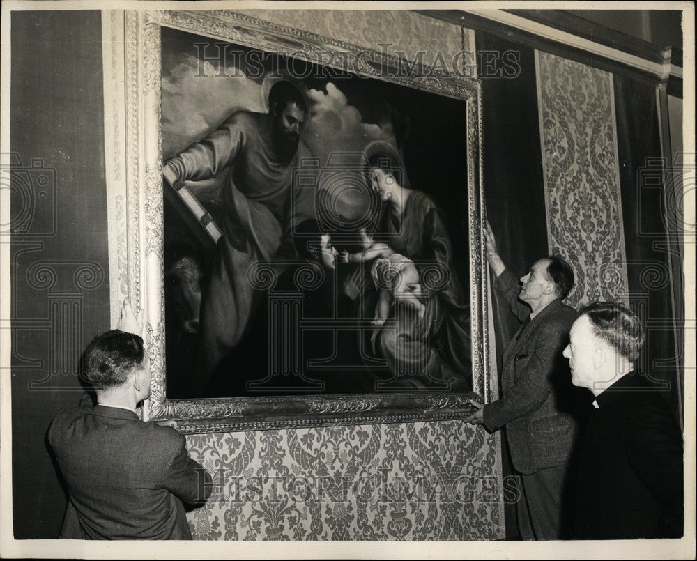 1953, Painting Virgin And Child With St. Luke/Paolo Veronese/Artist - Historic Images