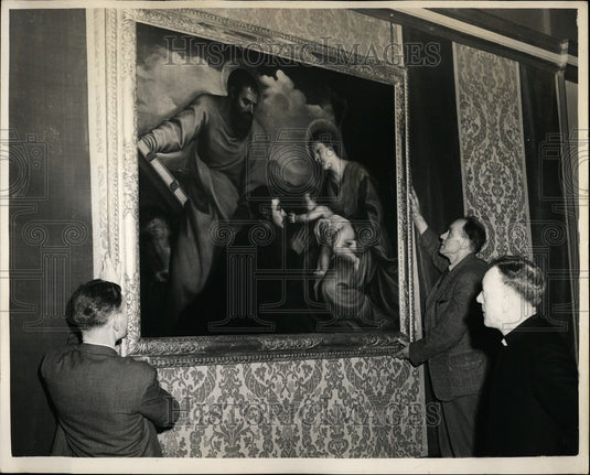 1953, Painting Virgin And Child With St. Luke/Paolo Veronese/Artist - Historic Images