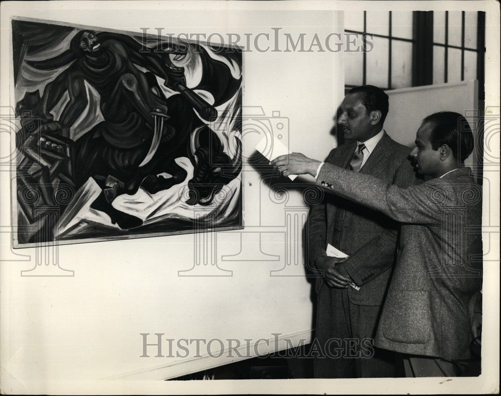 1955, Satish Gujral/Indian Artist/Maharau Kutch - KSB60987 - Historic Images