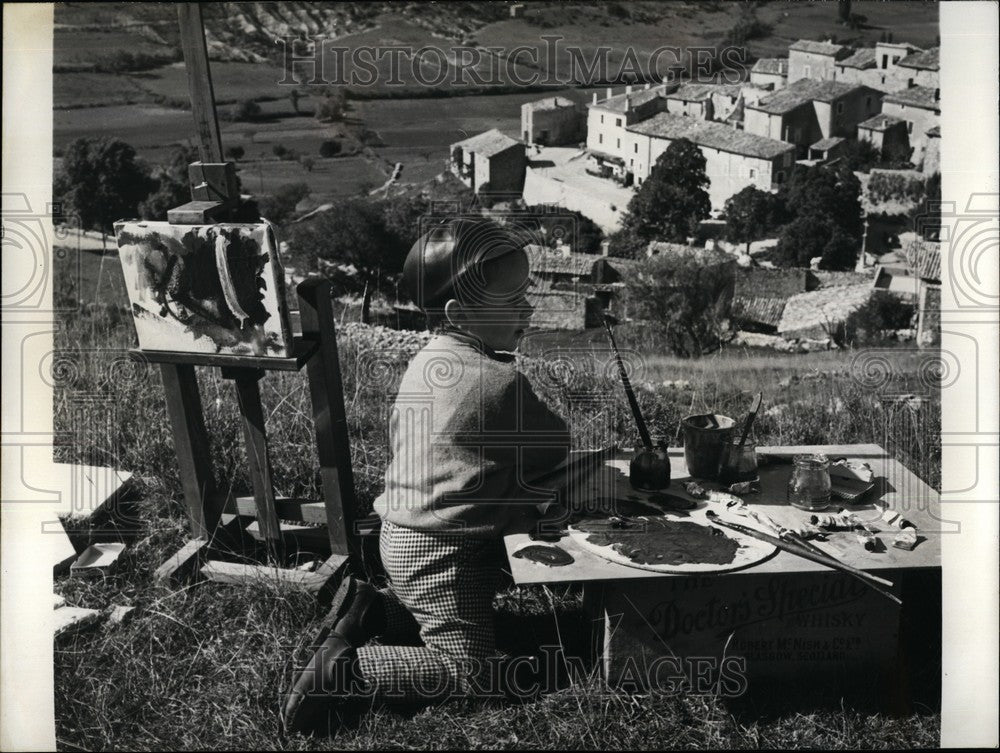 1964 Frederic D'Orcino, Painter, Child Prodigy - Historic Images