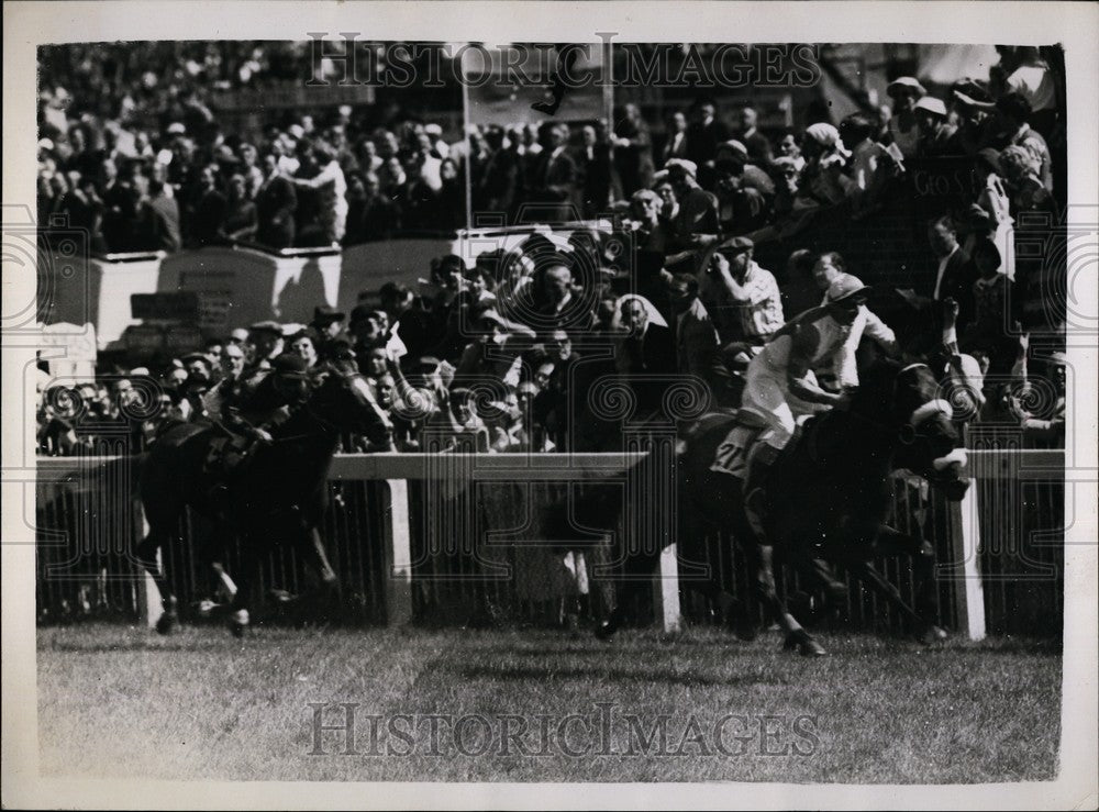 1959 Press Photo Sir Humphrey de Trafford&#39;s Parthia Wins The 1959 Derby.-Historic Images