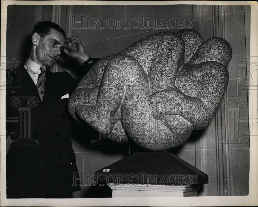 1953, Wrestlers'' by E. Bainbridge Copnall - KSB61717 - Historic Images