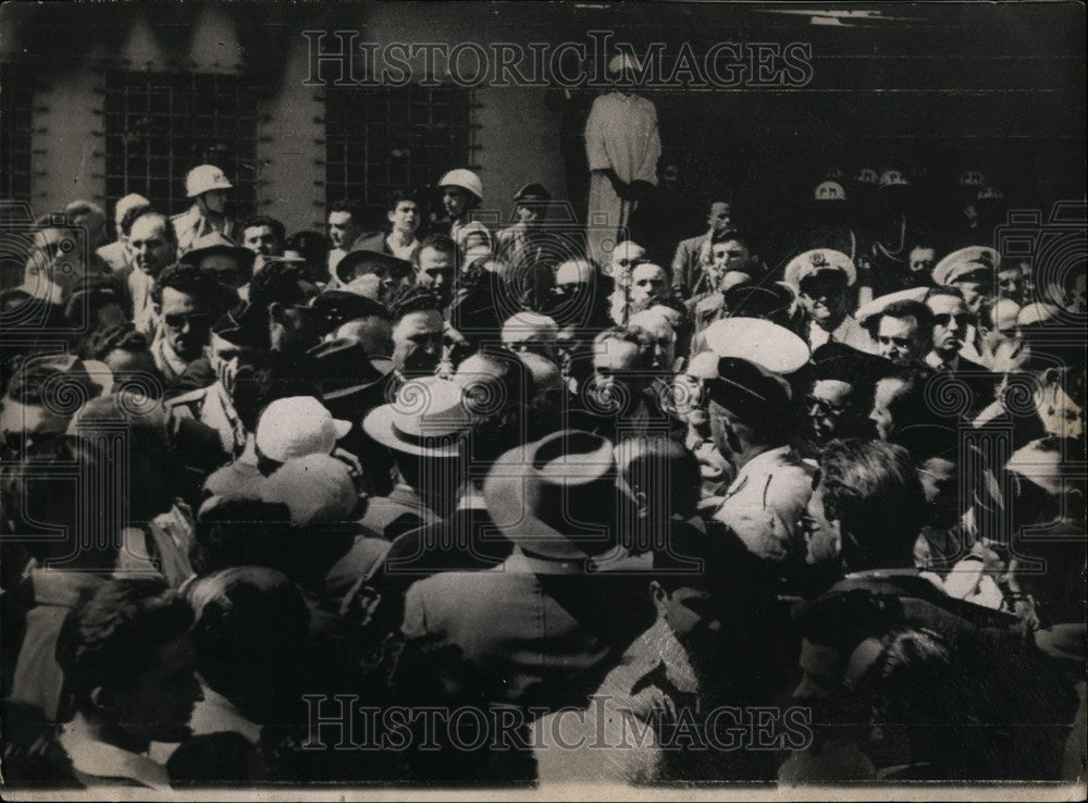 1954 Press Photo Riots in Tunisia - Historic Images