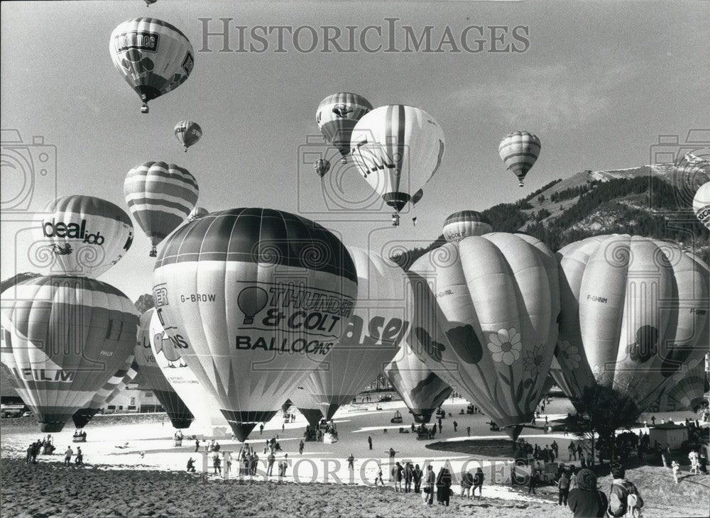 1990 Chateauz-D&#39;Oex Air Craft Week First Day - Historic Images