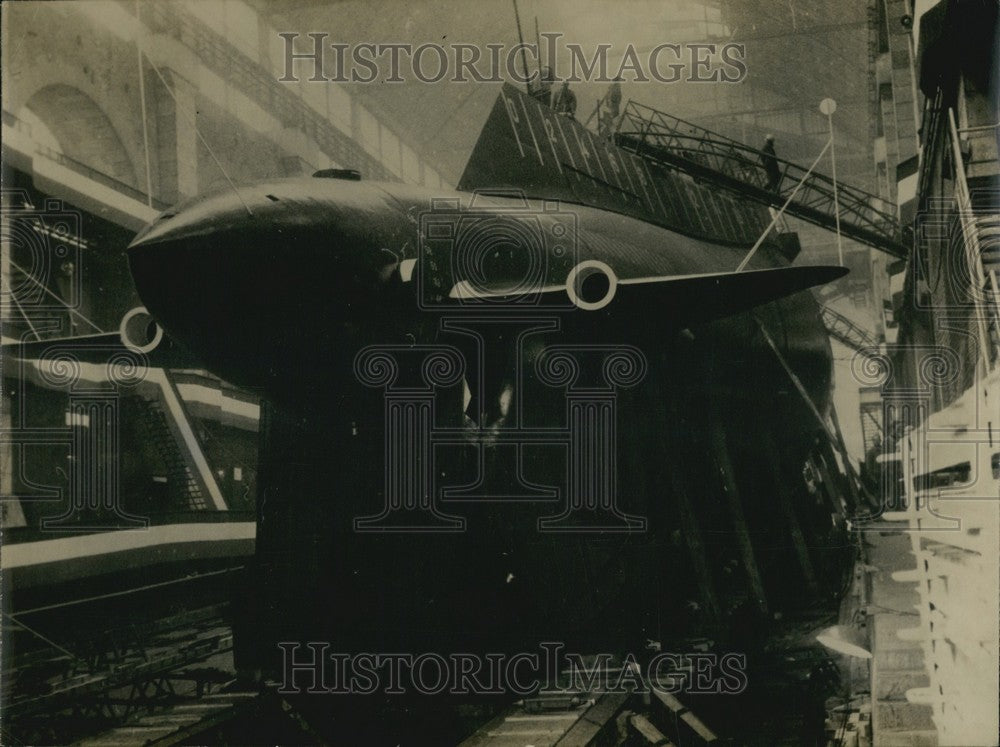 1964 Experimental Sub "Gymnote" In Cherbourg Launching - Historic Images