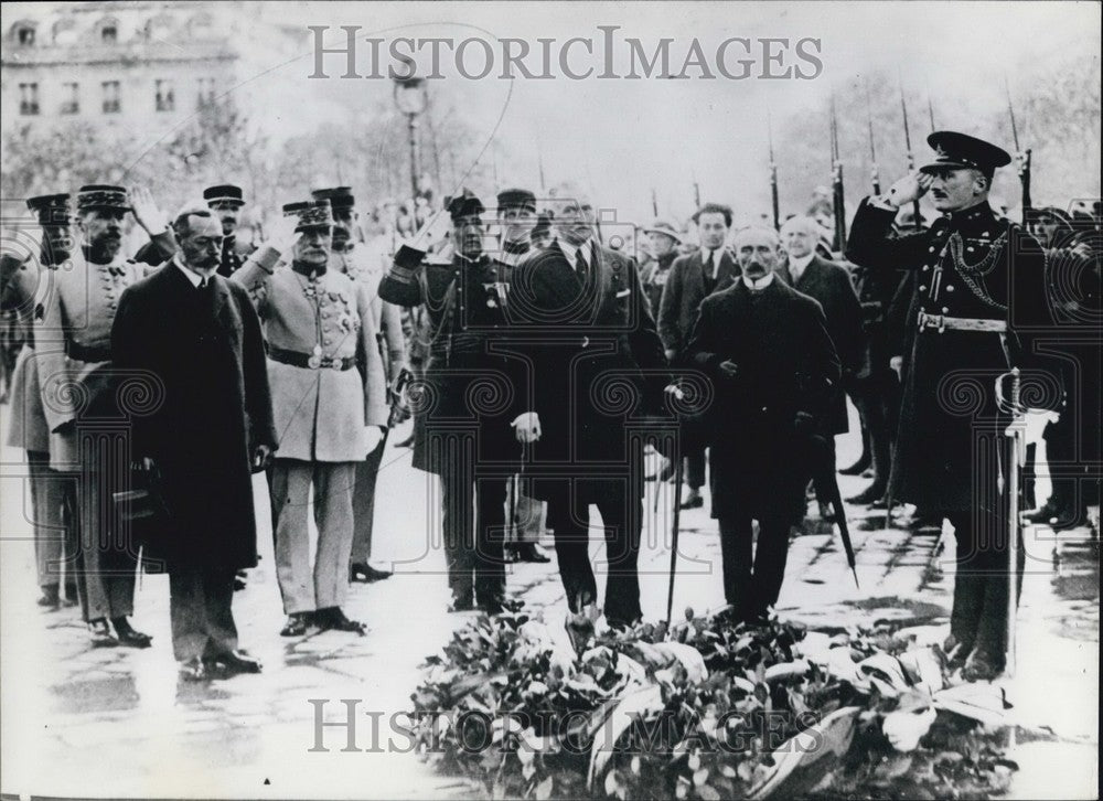 Press Photo George V in Paris and Marshal Foch - KSB62657 - Historic Images