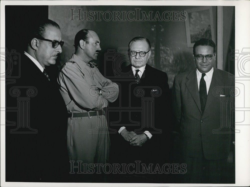  Lebanese UN Ambassador with security contingent - Historic Images