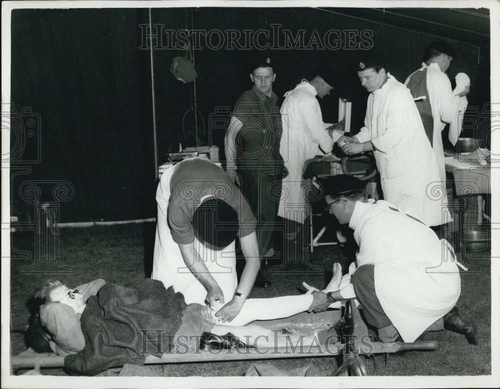 1959, Treatment of Mass Casualties exercise Unit from Cardiff - Historic Images