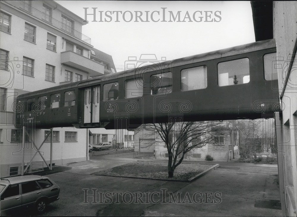 1984, Rail Way Bridge Swiss Enterprise in Kussnach - KSB63335 - Historic Images