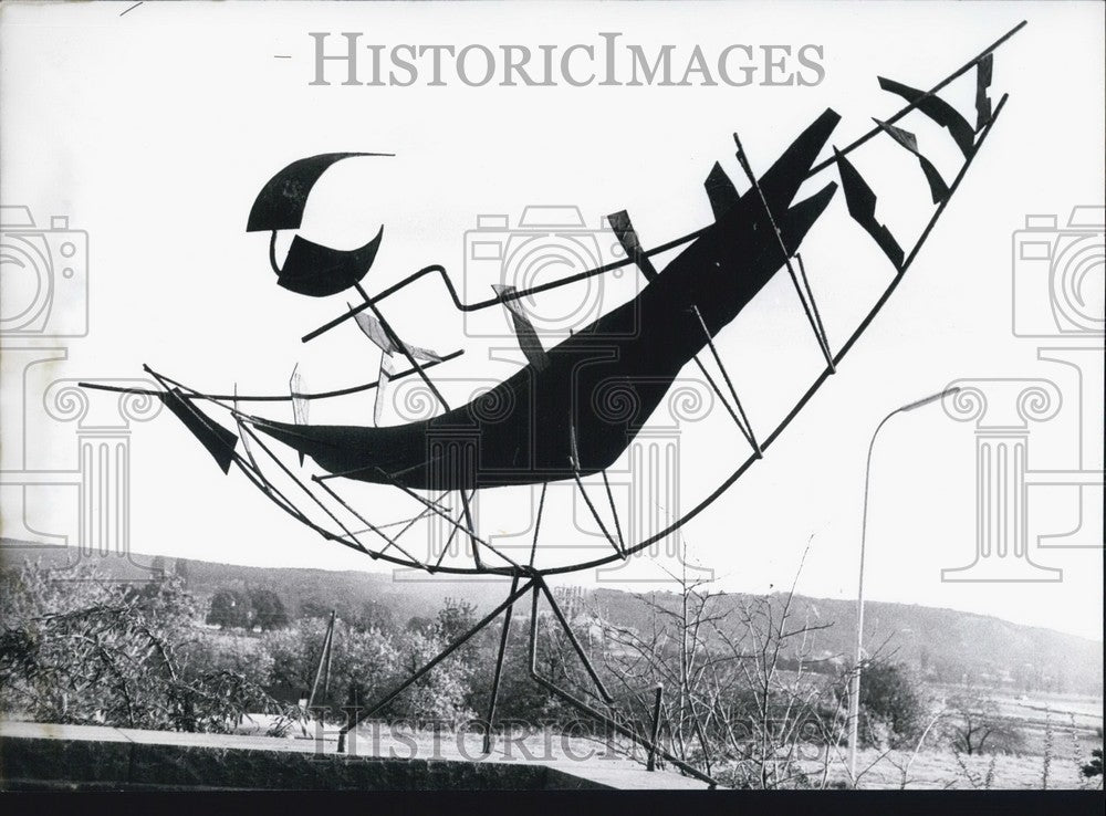 1965 Press Photo sculpture Ittmann  shop - Historic Images