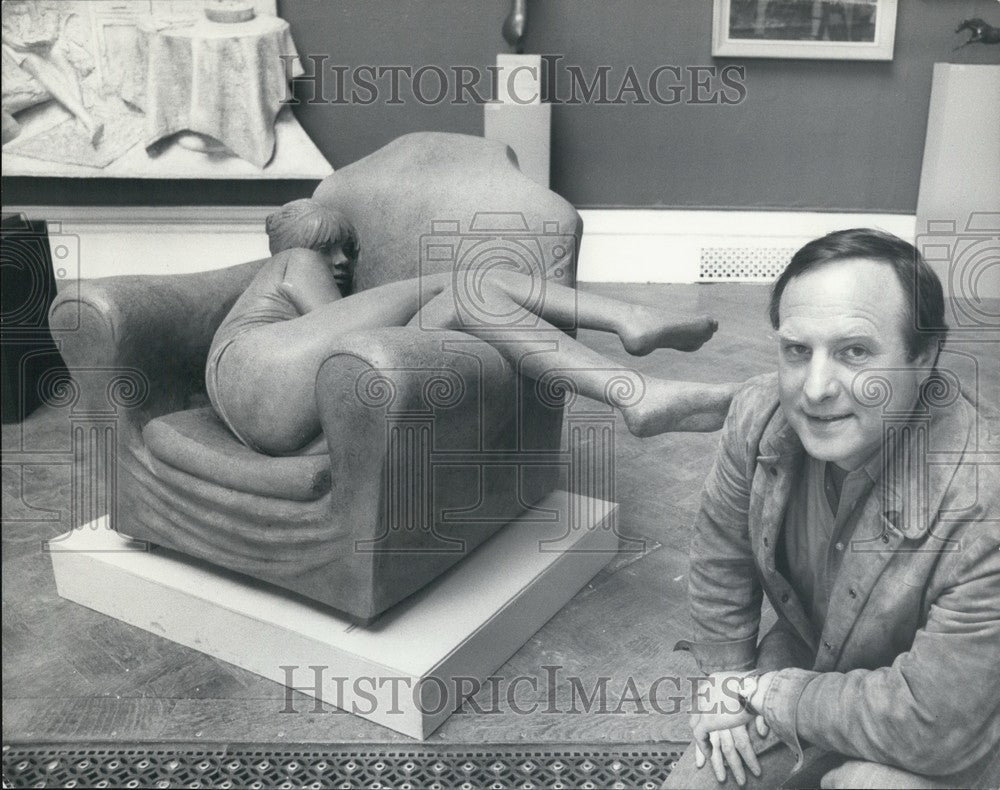 1975 "Portrait of Angie" by Sculptor James Butler-Historic Images