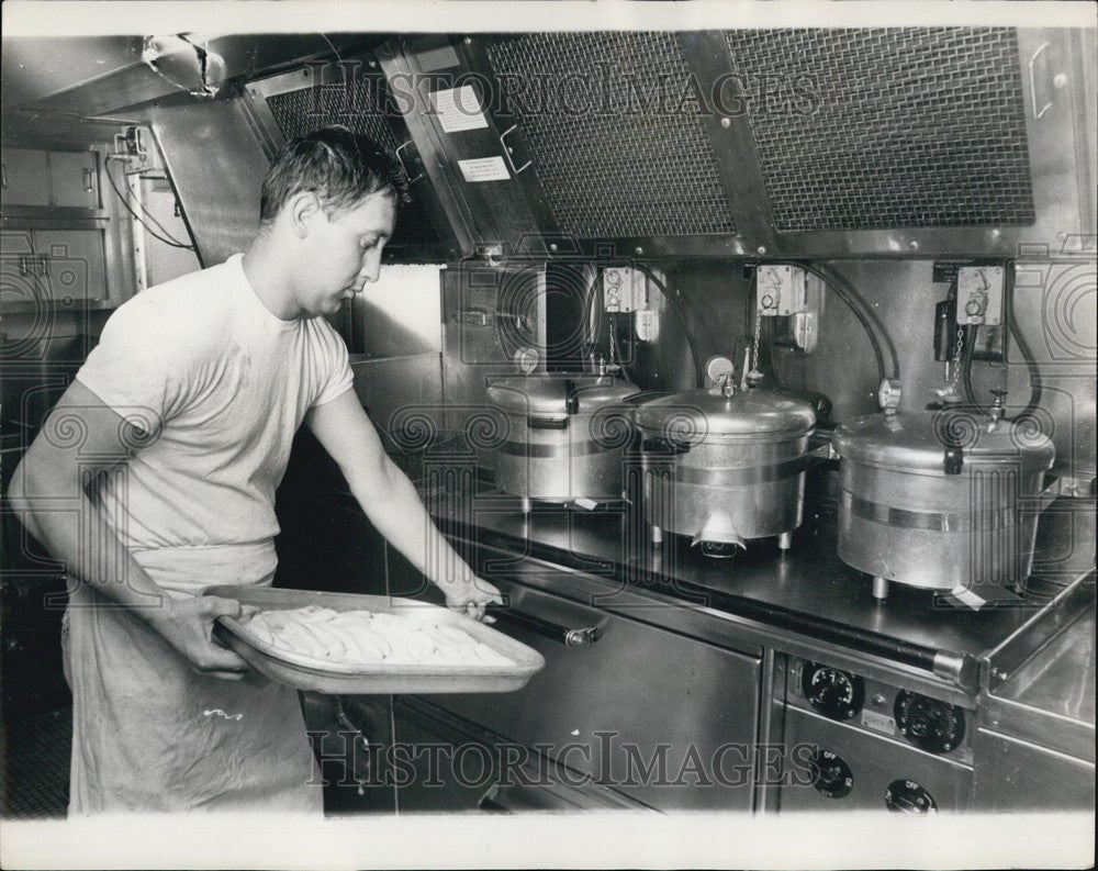 1963 Galley of the Dreadnaught submarine - Historic Images