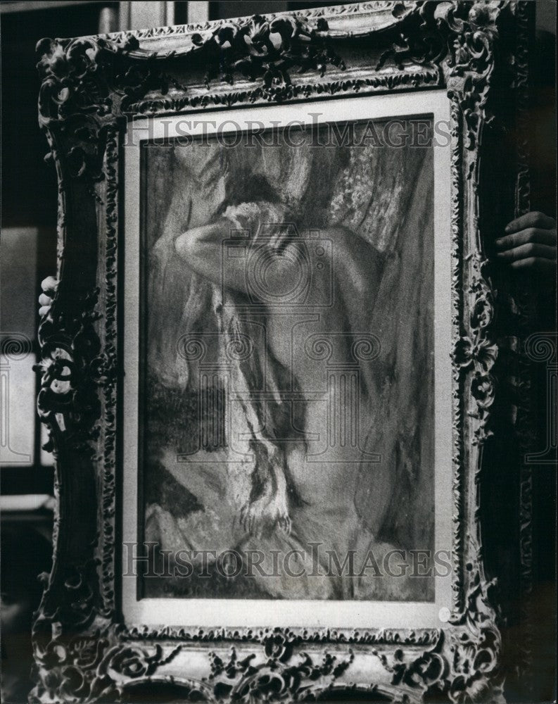 1975 Press Photo Pastel by Edgar Degas at Christie's - KSB65485-Historic Images