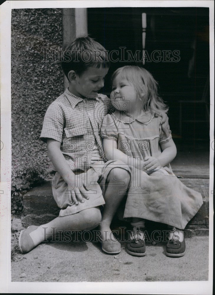 Press Photo Three year old Susan French - Historic Images