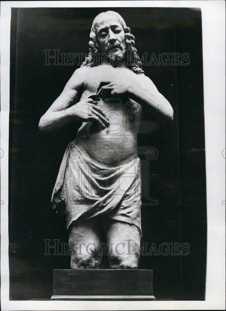 1964 statue of Christ by Andre Del Verocchio at the Museum - Historic Images