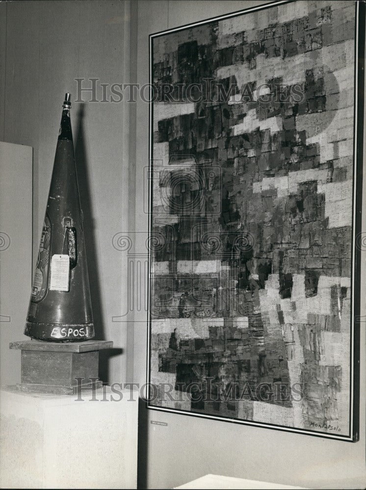 1965, Fragments Of The Image Painting By Carlo Montarsolo - KSB66429 - Historic Images