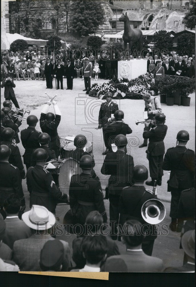 1960 Press Photo Memorial For German Calvary - KSB66455-Historic Images