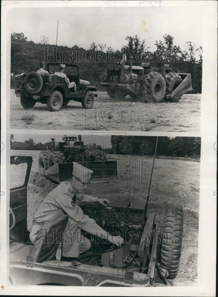 Remote Control for huge ''Tournadozer''  - Historic Images