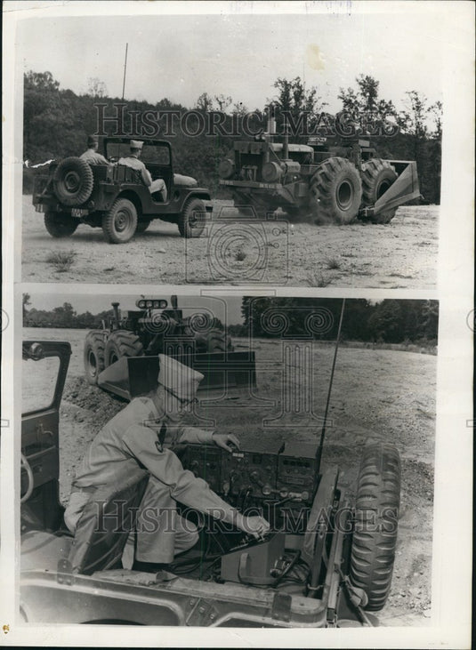 Remote Control for huge ''Tournadozer''  - Historic Images