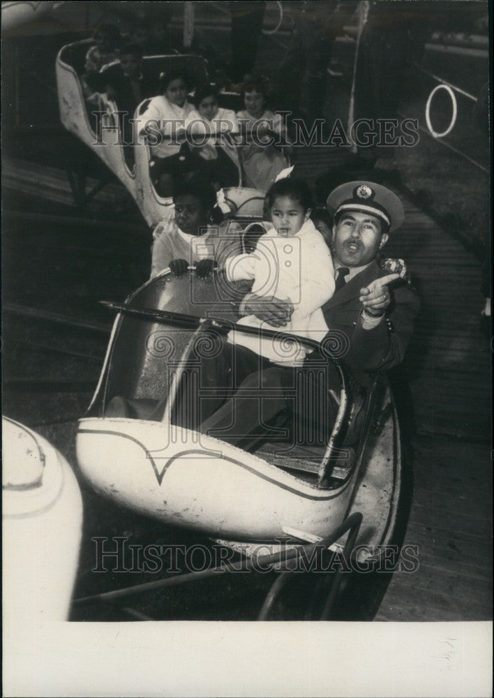 1958 Press Photo Princess Lalla Amina of Morocco, 4th Birthday Party, Rabat-Historic Images