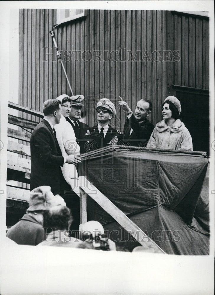 1961 Press Photo Shah/Empress Of Persia/King Olav/Princess Astrid/Norway-Historic Images