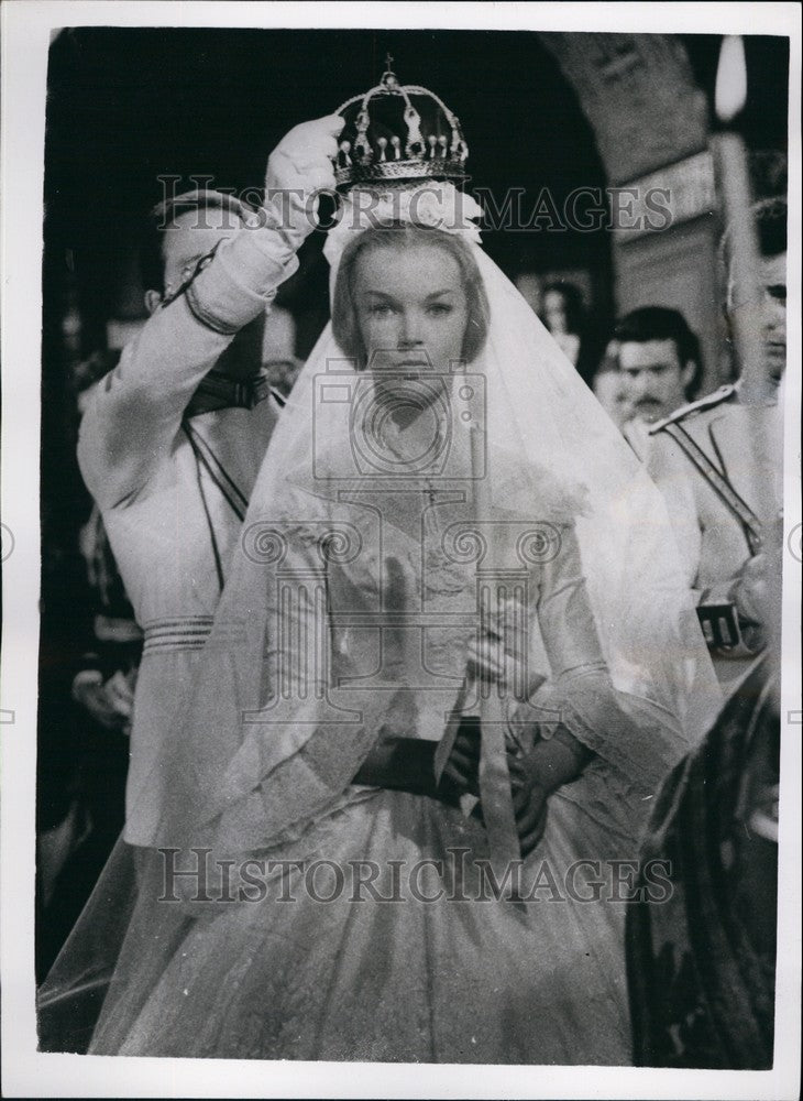 1958 Press Photo Palazzo Pitti In Florence Film Actress Dawn Addams Wedding - Historic Images