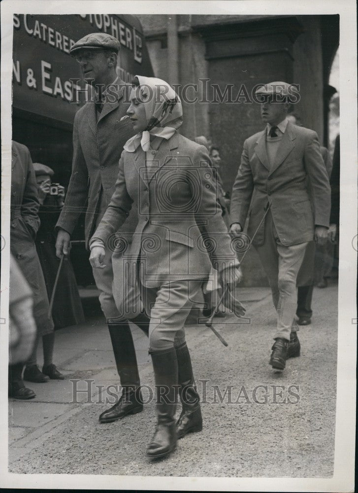 1957 Princess Margaret After Riding Badminton Horse Trials - Historic Images