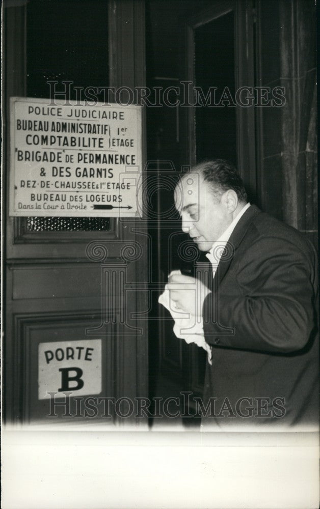 1964 Press Photo Joseph Rossi After Arrest International Gang Member - KSB67227 - Historic Images