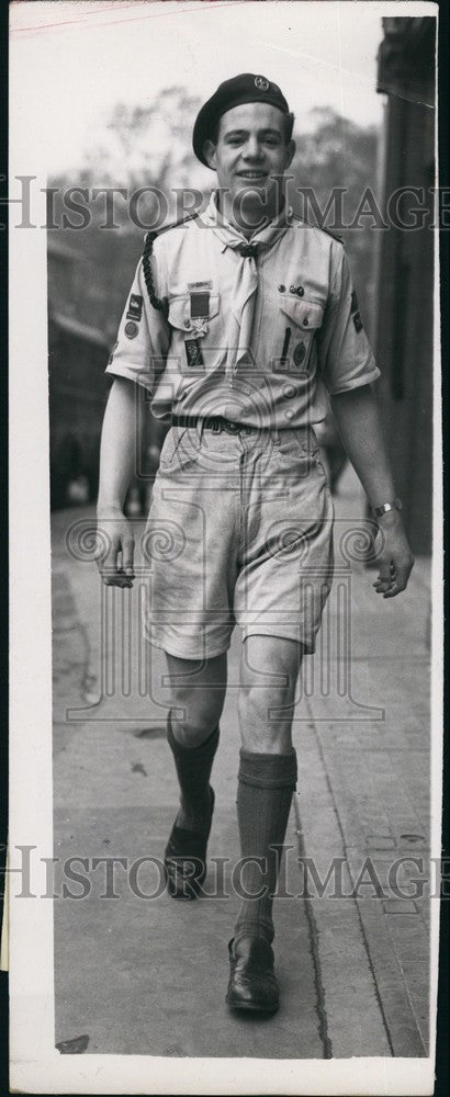 1953 Queen&#39;s Scout David Harrison/Boy Scouts/England - Historic Images