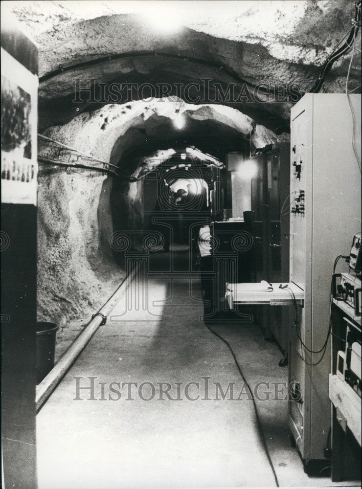 Press Photo Weizmann Institute's Geophysical Observatory in Israel - Historic Images