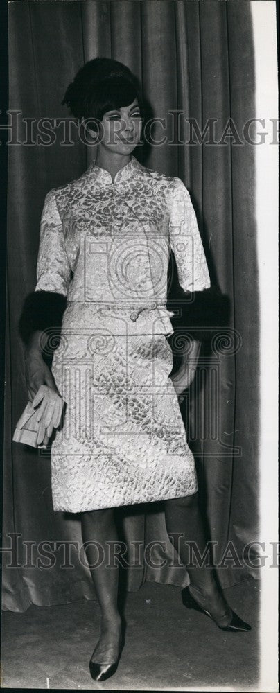 1965 Press Photo Christine models fashions by Mattli - KSB67913 - Historic Images
