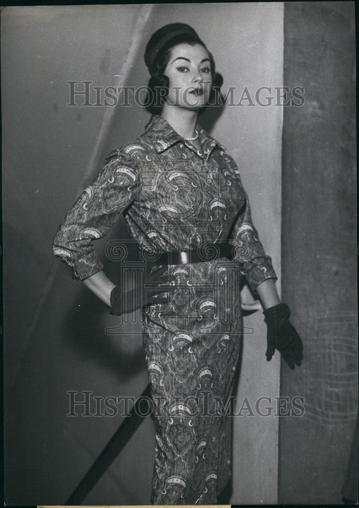 1956 Press Photo Virginia, the famous Paris Dressmaker collection - KSB68649-Historic Images