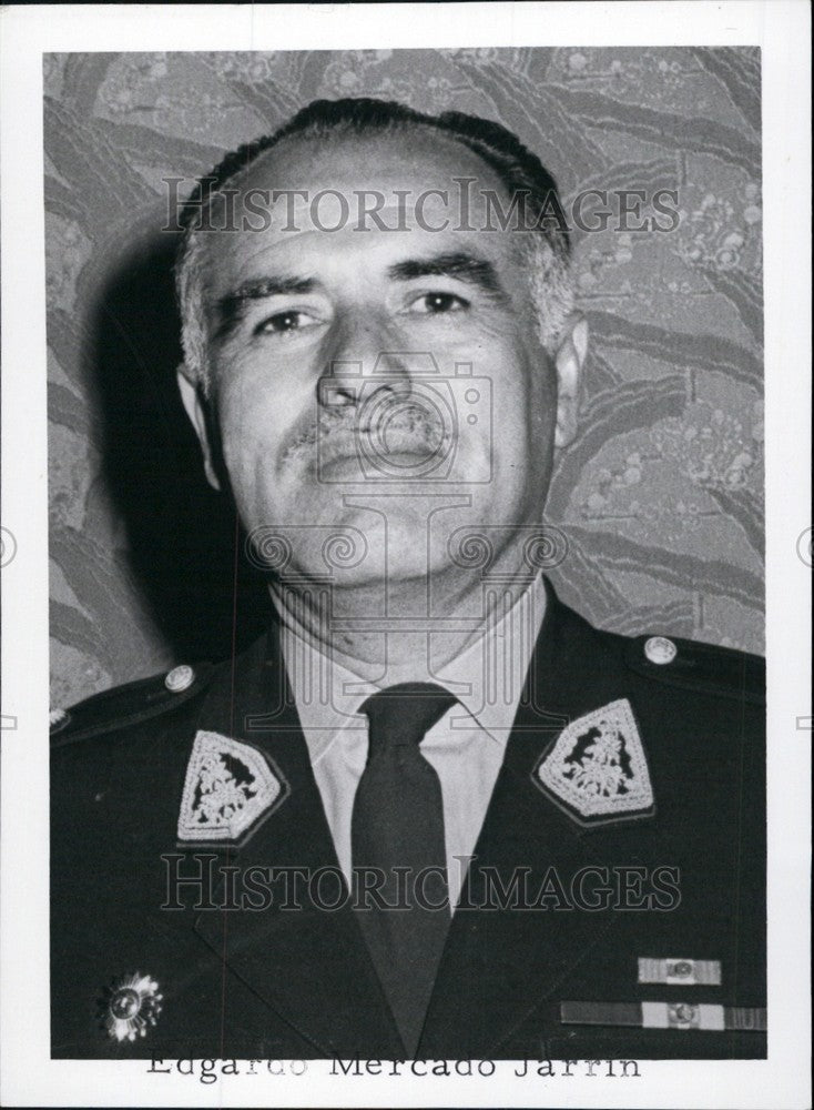 Press Photo Relaciones Exteriores Edgardo Mercado Jarrin Gral. Brig - Historic Images