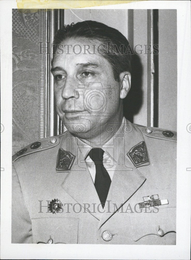 Press Photo Gral. Brig EP., Francisco Morales Bermudez. - KSB69063 - Historic Images