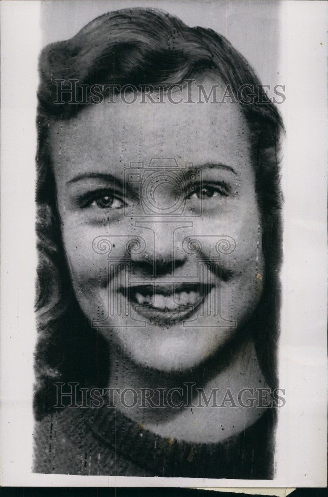 1949 Liner Orcades Passenger Gwenda McCallum Portrait Missing - Historic Images
