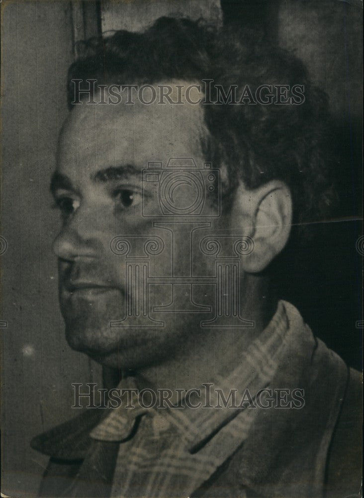 1957 Murderer Baker Pierre Deport Closeup Killed Wife La Celle-Saint - Historic Images