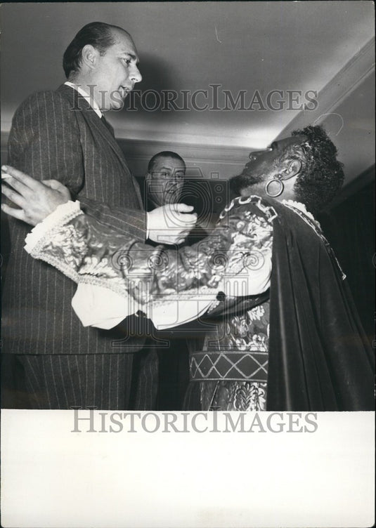 1952 Director,Roberto Rossellini & tenor Ramon Vinay - Historic Images