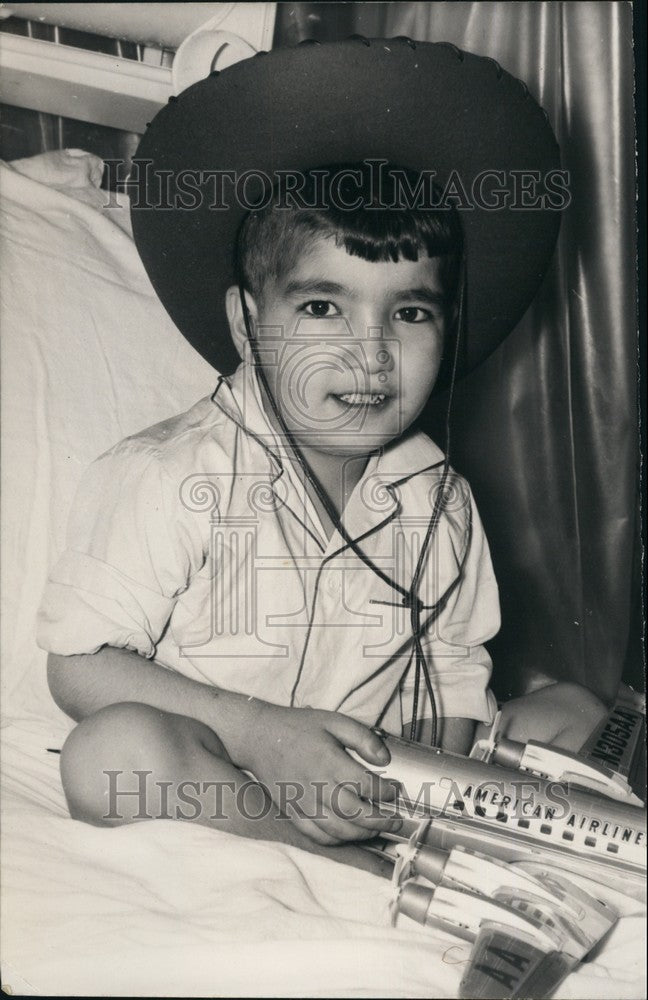 1969 Said Sahid Playing With Toys - Historic Images
