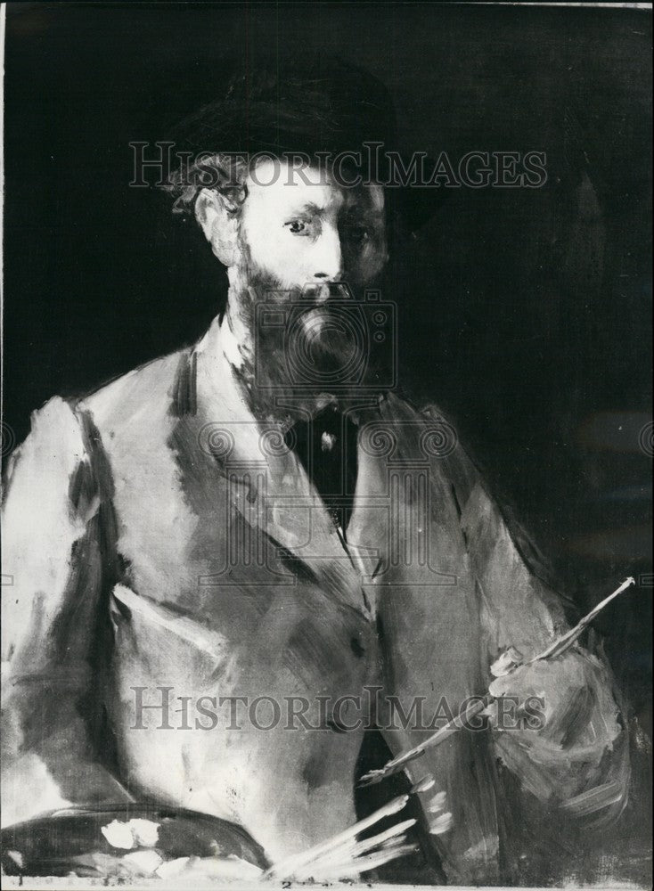 1958 Manet&#39;s self-portrait, - Historic Images