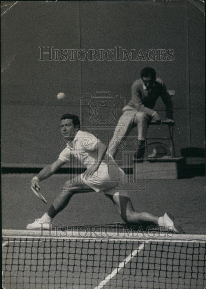 1960 Press Photo Pietrangel Wins Semi Finals of French International - KSB69673-Historic Images