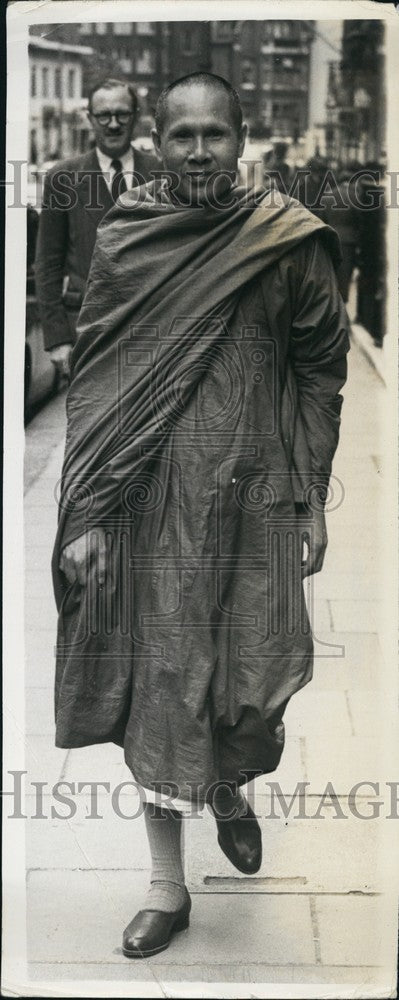 1954 Phra Pannananda Buddhist Monk Wat Mahathad Monsastery London - Historic Images