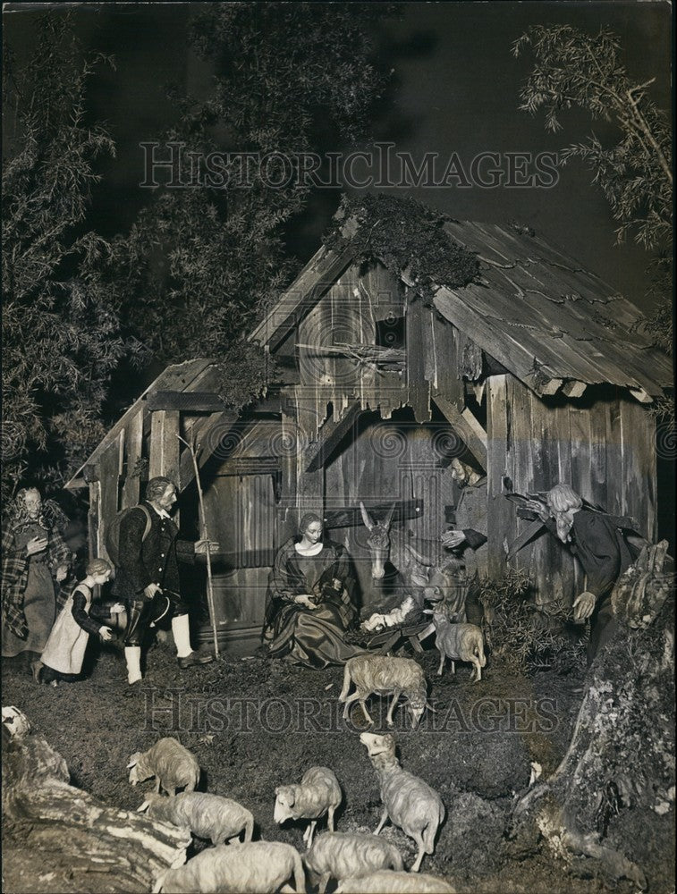 1956 Crib exhibition at Fuessen (Bavaria).  - Historic Images