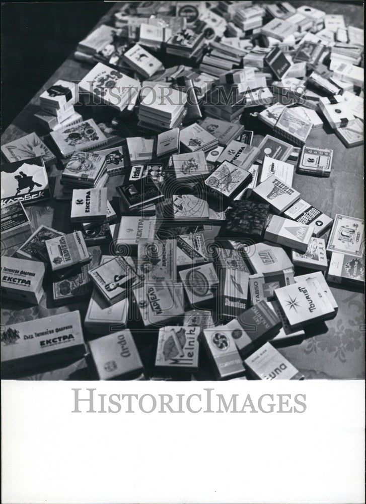 1968 a collection of cigarette boxes  - Historic Images