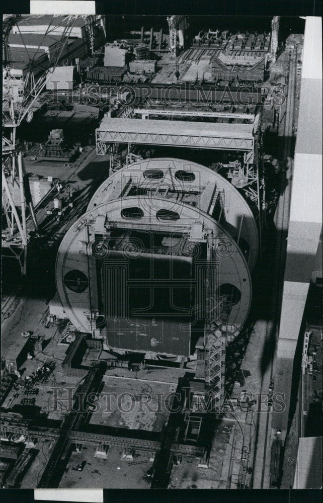 1977 Ind. Rev. Ship Building: The Chiba works of Mitsul Engineering - Historic Images