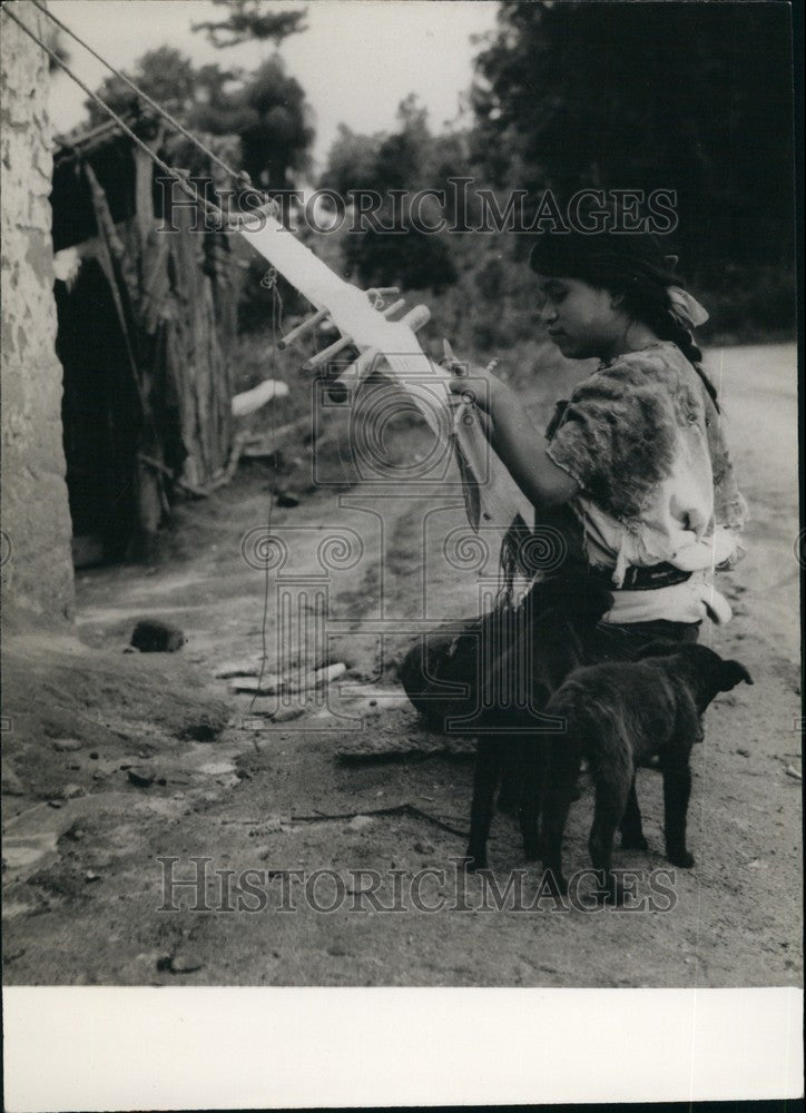  native Weaver From Chichicastenango Region - Historic Images