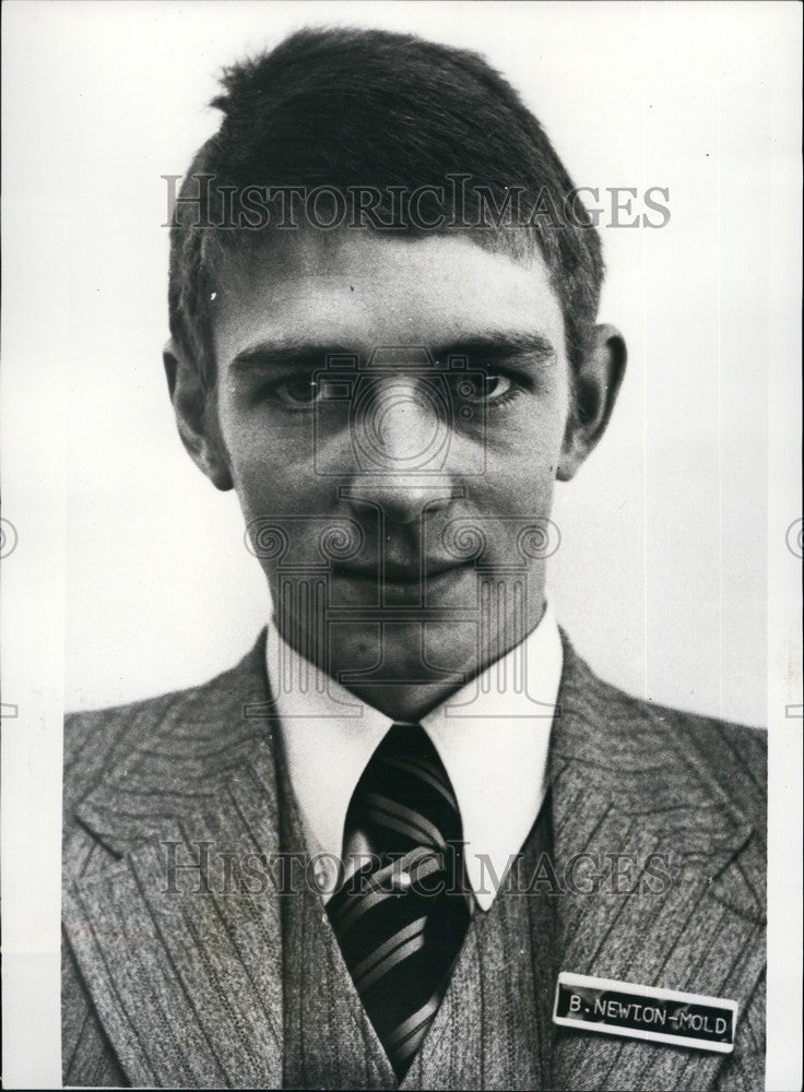 Press Photo Boac Airliner Hijacked by Arab Guerillas Steward Brent Newton Mold - Historic Images