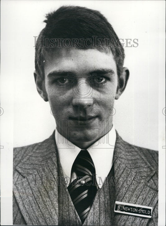 Press Photo Boac Airliner Hijacked by Arab Guerillas Steward Brent Newton Mold - Historic Images